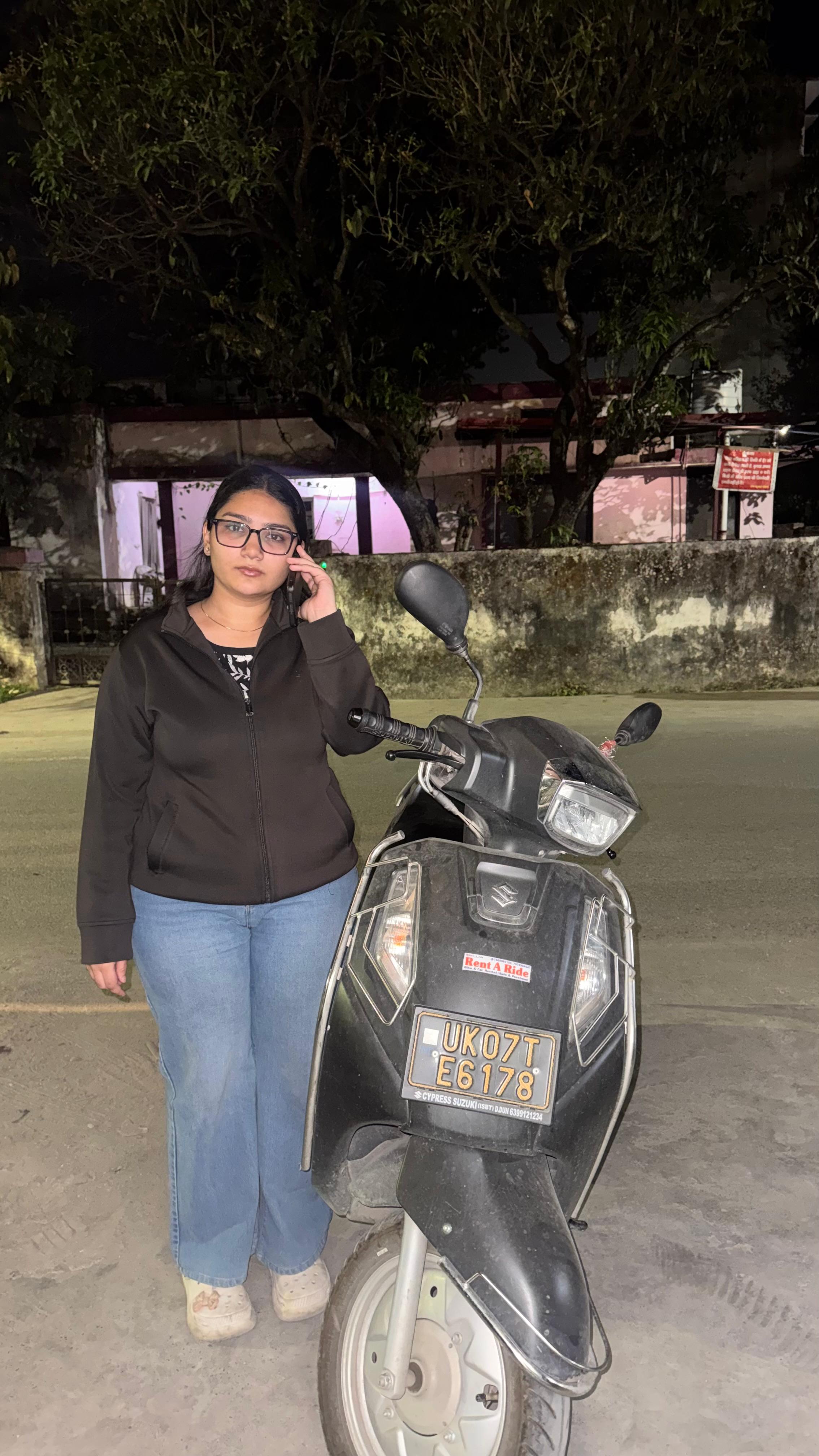 Budget suzuki access 125 on rent